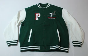 Epic Threads Boy's Peanuts Snoopy Varsity Jacket SV3 Ocean Tropic Large (14/16) - Picture 1 of 6
