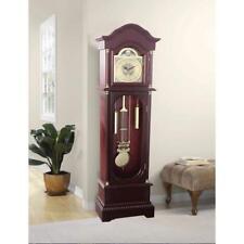 Grandfather Clock Traditional 72" Cherry Floor Standing Automatic Night Shut Off