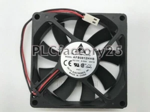 Delta 8015 AFB0812HHB DC12V 0.24A 2-wire 80*15MM 80mm cooling fan 2pin - Picture 1 of 3