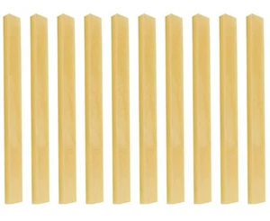 10x Unbleached BONE Saddle Guitar Luthier Nut 3 3/8"x1/8"x3/8"(85x3.5x10mm) - Picture 1 of 2