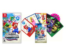 Super Mario Bros Wonder + Exclusive Trading Card Set Nintendo Switch CONFIRMED