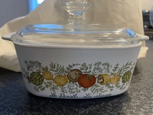 Corning Ware Spice Of Life RARE 1.2 Litre Casserole Saucepan Vintage, Good Cond - Picture 1 of 13