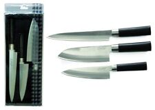 Lot 3 Couteaux de cuisine japonais universel,  santoku et sashimi