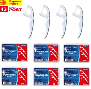 300×(6x50pc/box) Disposable Dental Flosser Dental Cleaning Teeth Stick Toothpick - Picture 1 of 6