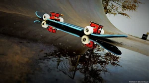 Skateboard Stand Lowrider Slammed Lowrider Personalizzati Auto Modificata JDM Drift - Foto 1 di 21