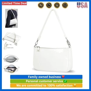 Stylish Multi-Compartment White Crossbody Purse with Removable Straps for Women - Picture 1 of 8