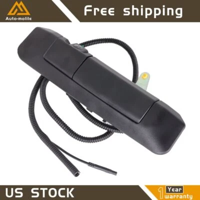 Manija del portón trasero con cámara de reversa negra para Toyota Tacoma 2005-2013 2014 Foto 1 de 4