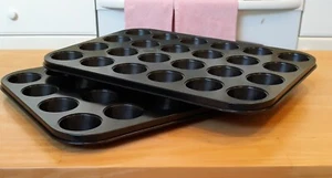Roshco Antihaftbeschichtet Mini Muffin Pfanne macht 24 - Bild 1 von 10