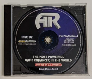 PS2 Action Replay AR Disc 2 Playstation 2 Cheat Code Game Enhancer Disc - Bild 1 von 2