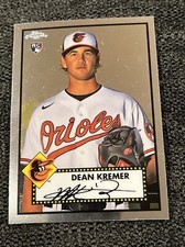 Dean Kremer 2021 Topps Chrome Baseball Rookie Card # 26