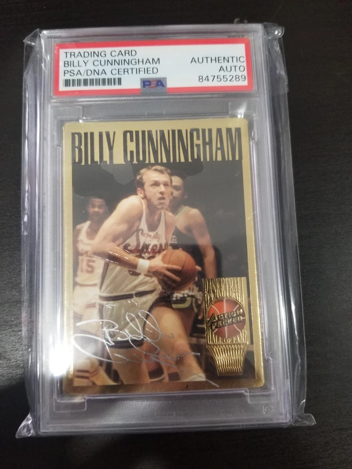 Billy Cunningham Signed 1994 Action Packed Card PSA Slabbed Autograph - Image 1 of 1