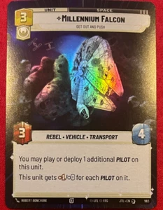 STAR WARS UNLIMITED TCG JLT HYPERSPACE FOIL CARD: MILLENNIUM FALCON - Bild 1 von 1
