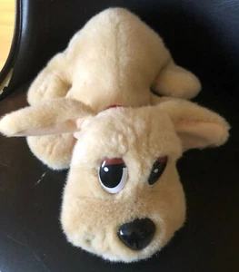 Mattel Pound Puppy Moves Head & Barks Whimpers Plush Toy Interactive Dog 14" Tan - Picture 1 of 4