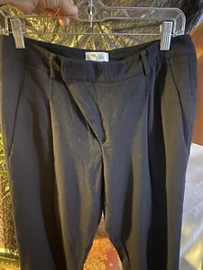 Pantalón de vestir Helmut Lang ajustado viscosa mezcla de lana talla 2 hecho en EE. UU. NEGRO - Imagen 1 de 11
