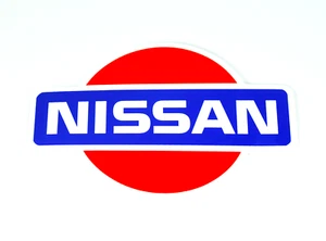 White Vinyl Niss. Sticker Decal, 4" x 2.8" - Imagen 1 de 1