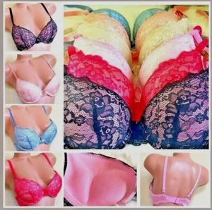 1-6 Women's Bras extreme Push-ups max lift add 2 CUP Size push up bra 32B-40C - Picture 1 of 24