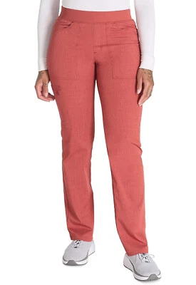 Heather Clay Dickies Scrubs Balance Mid Rise Pull On Pant DK135 HTCY - Image 1 of 4