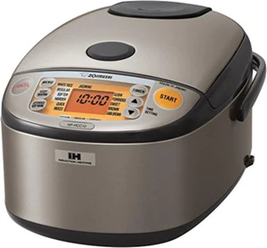 NP-HCC10XH Induction Heating System Rice Cooker and Warmer, 1 L, Stainless Dark - Picture 1 of 4