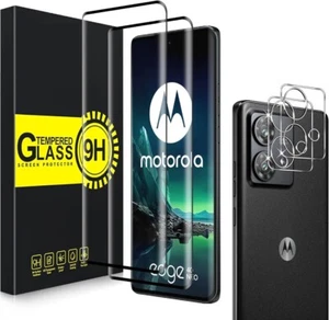 Displayschutz & Kamera Objektiv Für Motorola Ecke 40 Neo E14 G85 G14 G84 G04 G54 - Zdjęcie 1 z 12