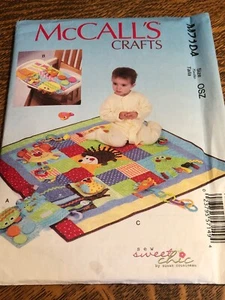 🌸 McCALL'S #M7104-CHILDREN'S PLAY QUILT & MATS w/ATTACHED TOYS PATTERN  OZ  FF - Picture 1 of 2