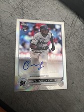 Bryan De La Cruz RC 2022 Topps Chrome Update Auto #AC-BD