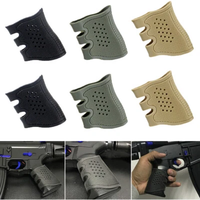 2pcs Anti Slip Pistol Rubber Grip Glove for Glock 17 19 20 21 22 23 25 31 32 34 - Image 1 of 4