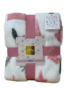 Disney Princess Bed Sofa Blanket Soft Fleece Throw Home Decor Novelty Gift - Picture 1 of 9