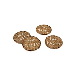 "Handcrafted Bead Coaster-Elegant & Durable Drink Coasters- Perfect Home Decor" - Picture 1 of 7