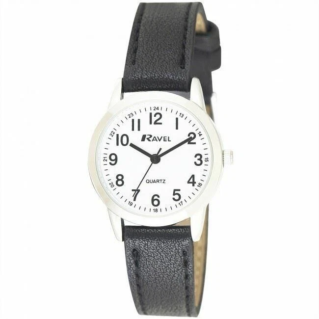 Ravel R0132.21.2 Ladies Easy Read Watch with pu Croc Leather Extra Long Strap - Image 1 of 1