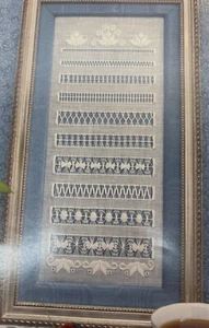 RARE Miniature Drawn Thread Sampler Pattern Book By Linda Driskell - Picture 1 of 2