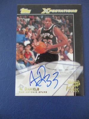 2001-02 Topps Xpectations Certified Auto Issue Antonio Daniels #TXA-AD Auto - Image 1 of 2