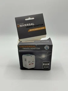 Universal Travel Adapter Multifunctional 2USB port Travel Home Power Converter - Picture 1 of 3