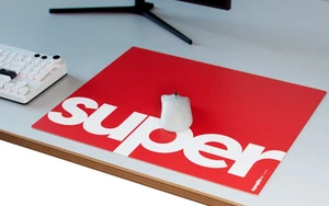 Pulsar Superglide Glass Mousepad v2 RED - Picture 1 of 1