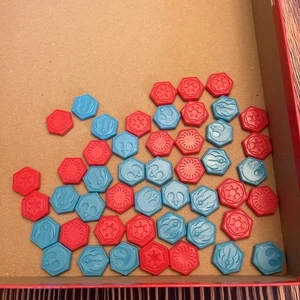 Monopoly Star Wars Force Awakens Edition Replacement 48 Bases Red And Blue - Picture 1 of 1