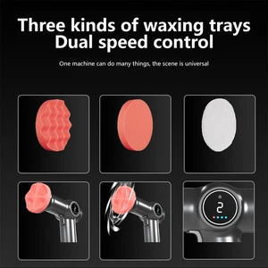 Cordless Car Polisher Wireless Electric Sander with 2 Battery 21V kU9r - Picture 1 of 9