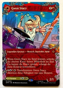 MTG - Gwen Stacy - Spider-Man (Borderless) - Non Foil - 209 -NM - German/DE - Bild 1 von 2