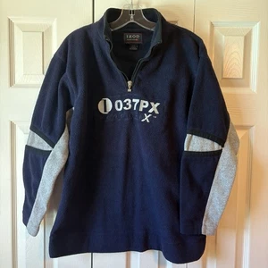 IZOD PerformX 1/4 Cremallera Azul Marino Pullover Polar Sudadera Niños Talla XL (18) - Imagen 1 de 6