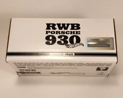 Hot Wheels RLC Exclusive RWB Porsche 930 Teal Factory Sealed in Box - Image 1 of 4