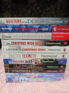 Ann Hazelwood Lot Of 11 Book Quilt Mystery Series American Quilters (PB) - Picture 1 of 14