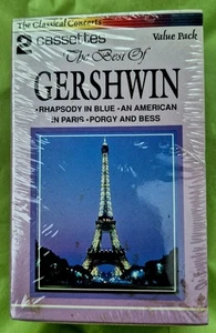 The Best of Gershwin 2 Cassette Tapes Classical Concert Series Brand New Sealed - Picture 1 of 4