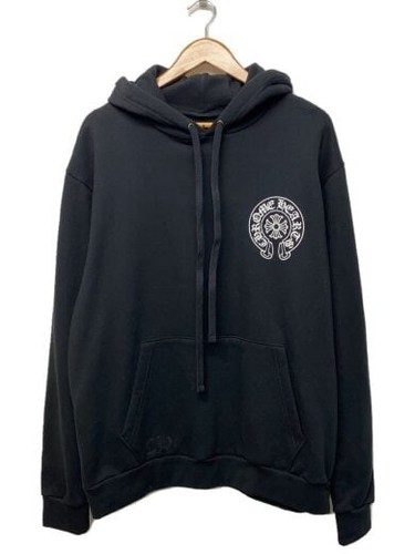 CHROME HEARTS CUORI CROMATI felpa con cappuccio M cotone BLK