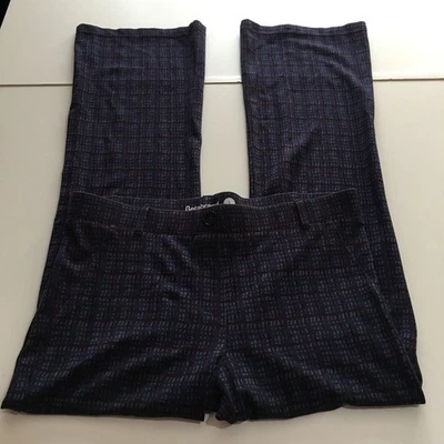Betabrand Dress Yoga Pants Women's Size Large Petite Boot Cut Flare Blue - Image 1 of 4