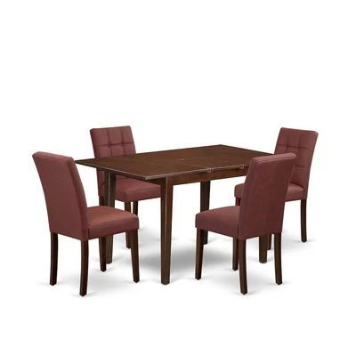 5 Piece Modern Dining Table Set contain A Kitchen Table - Image 1 of 4