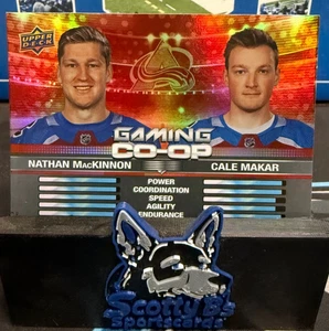 2024-25 Upper Deck Series 1 - "Gaming Co-Op" MacKinnon Makar #CGO-8 - Avs - Picture 1 of 2