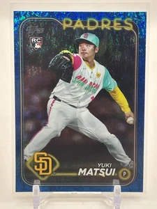 Yuki Matsui 2024 Topps Update #US8 Blue Holofoil /999 RC Rookie - Picture 1 of 2