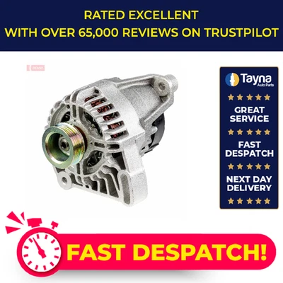 Alternator fits FIAT GRANDE PUNTO 199 1.2 2005 on Denso 51700675 51859042 New - Image 1 of 4