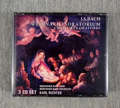 J.S. Bach Weihnachtsoratorium Christmas Oratorio 3 CD Box Set Karl Ritcher NEW - Image 1 of 4
