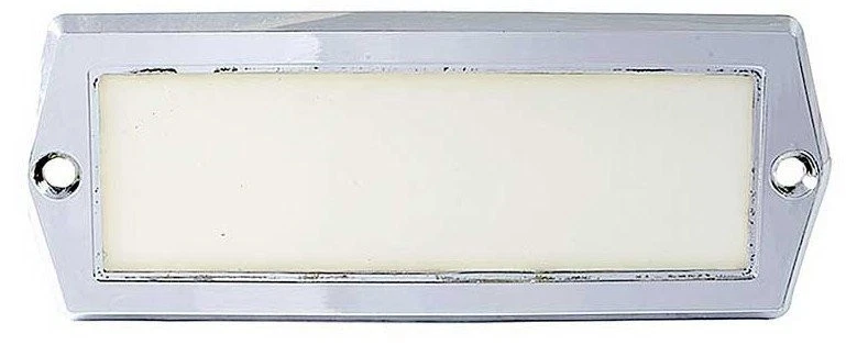 Lente de lámpara domo de reproducción con bisel cromado para Ford F100 F250 F350 1964-1972 Foto 1 de 4