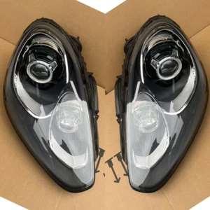 Porsche Cayenne 958 HID Xenon Left & Right 2pcs Headlights 7P5941752F AFS/NO AFS - Picture 1 of 12