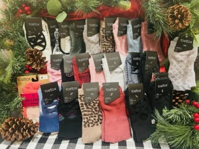 TOESOX - HUGE VARIETY - Half Toe Grip Socks Non slip Toe Socks many sizes NEW